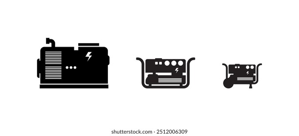 generator icon on white background