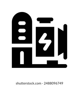 generator icon. vector glyph icon for your website, mobile, presentation, and logo design.