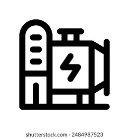 generator icon. vector line icon for your website, mobile, presentation, and logo design.