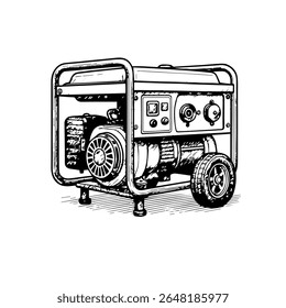 gerador ícone de linha vetor no fundo branco
Ícone de linha de vetor no plano de fundo branco