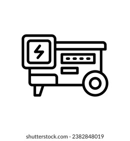 generator line icon. vector icon for your website, mobile, presentation, and logo design.