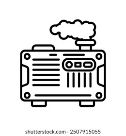 Generator Outline Icon, Vector illustration