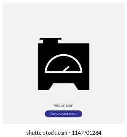 Generator sign icon in trendy flat style isolated on grey background, modern symbol vector illustration for web