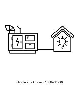 Generator system for house , emergency power supply