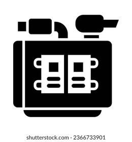 Generator Vector Glyph Icon For Personal And Commercial Use.
