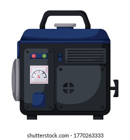 Icono del vector del generador.Icono del vector de dibujos animados aislado en el generador de fondo blanco.