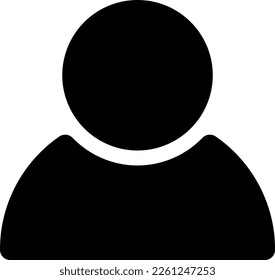 Generic Anonymous Social Media Web User Account Profile Avatar Image Symbol Icon. Vector Image.