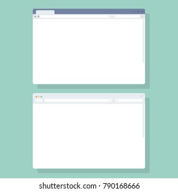 Generic Blank Web Browser Window