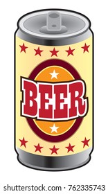 Generic can of beer waiting to be enjoyed