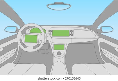 Generikum-Cockpit, Linienzeichnung