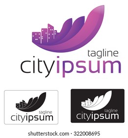 Generic city logo concept,symbol illustration icon.