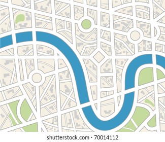 Generic City Map.