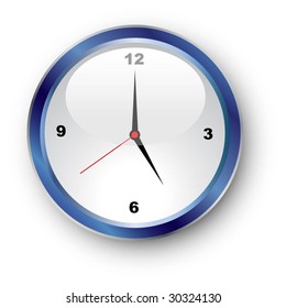 Generic Clock Face Stock Vector (Royalty Free) 30324130 | Shutterstock