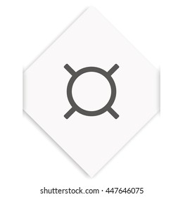 Generic currency symbol icon.