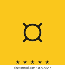 Generic currency symbol icon.