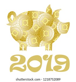 
Generic currency symbol piggy bank 2019
