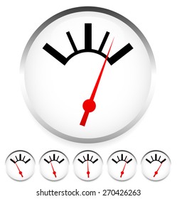 Generic dial, gauge. Measurement, level indicators.