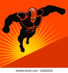 Superhéroe volador genérico