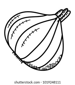 
Generic food, garlic doodle icon
