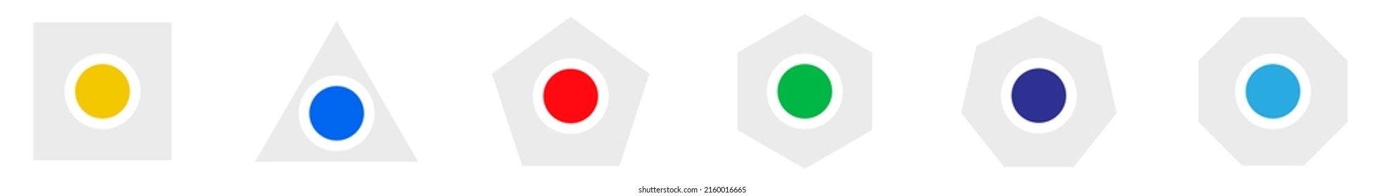 Generic geometric icon and symbol