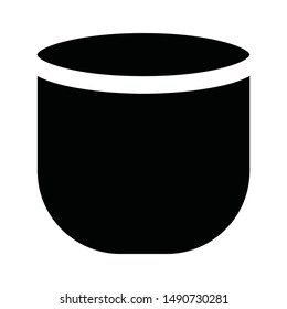 generic glass icon is a simple icon, like generic glass with simple black color, suitable for various needs of your company or business icon,