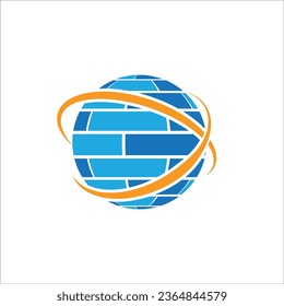 Generic globe logo design for IT-Company