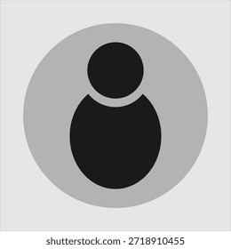 generic icon profil account or symbol