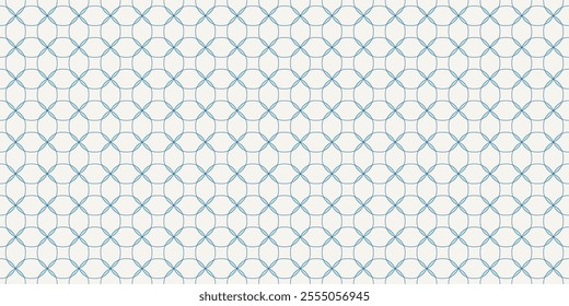 Generic line and floral leaf pattern. Illustration of seamless star and leaf shape wire mesh (repeatable). Geometric mesh. Lattice mesh texture.