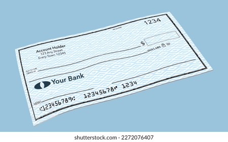 bank check clip art