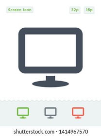 Generic Screen - Sticker Icons. A professional, pixel aligned icon.