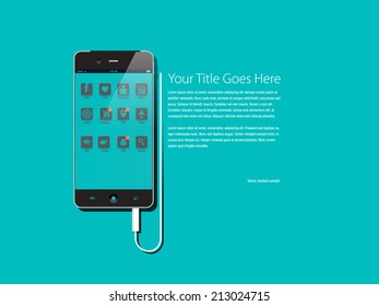 Generic Smartphone Charging design template