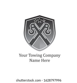 generic Towing and Shield Logo design 