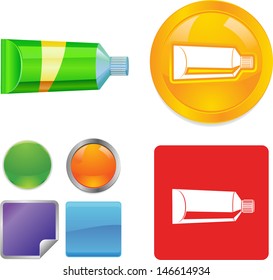 Generic tube for cream or toothpaste or glue