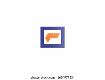 Generic vector logo for your company. Square logo concept.