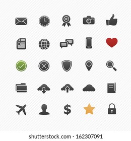 Generic vector symbol icon on white background