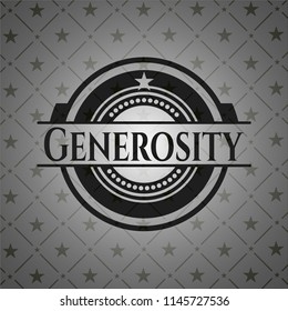 Generosity dark emblem