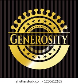 Generosity gold emblem