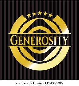 Generosity gold shiny emblem