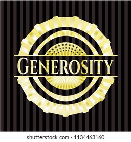 Generosity gold shiny emblem