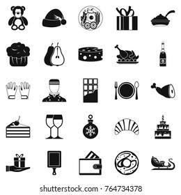 Generosity icons set. Simple set of 25 generosity vector icons for web isolated on white background