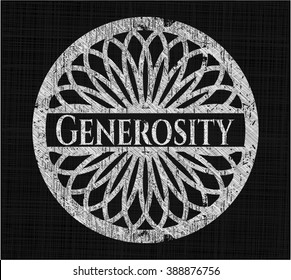Generosity on blackboard