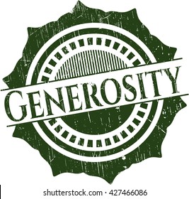 Generosity rubber grunge texture seal