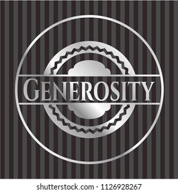 Generosity silver shiny emblem