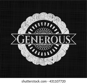 Emblema generoso de pizarra