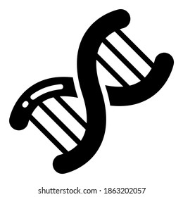 genes vector glyph icon, school and education icon