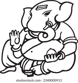 genesh vector drawing image Files