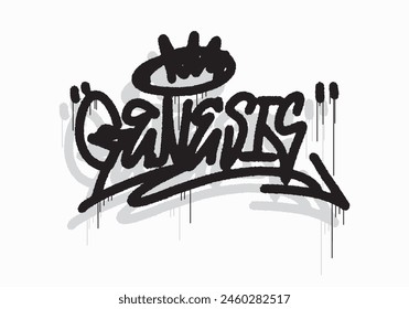 GENESIS graffiti tag style design