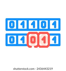genetic algorithm color icon vector. genetic algorithm sign. isolated symbol illustration