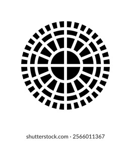 genetic code genetic engineering glyph icon vector. genetic code genetic engineering sign. isolated symbol illustration