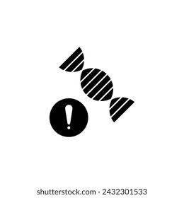 genetic disorders concept line icon. Simple element illustration. genetic disorders concept outline symbol design.